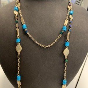 NWT: Rachel Roy beaded wrap necklace